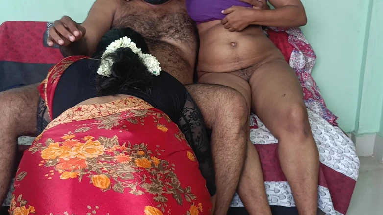 Inba: New Married Couples Enjoying Hot Threesome