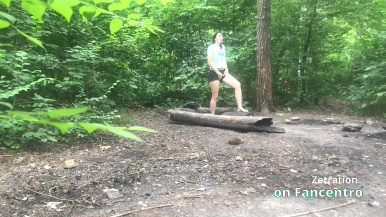 Zetration: She’s Pleasuring Her Pussy a Sweet Brunette MILF in the...