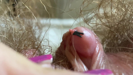 Cuteblonde666: Big clit giantess with model train people extreme close up