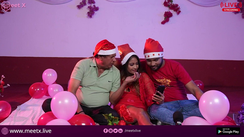 MeetX: Thandi Raat Mein Badan Ka Temperature High Ho Gaya (christmas Live)