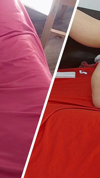 La mamma con la figa pelosa si masturba con gemiti