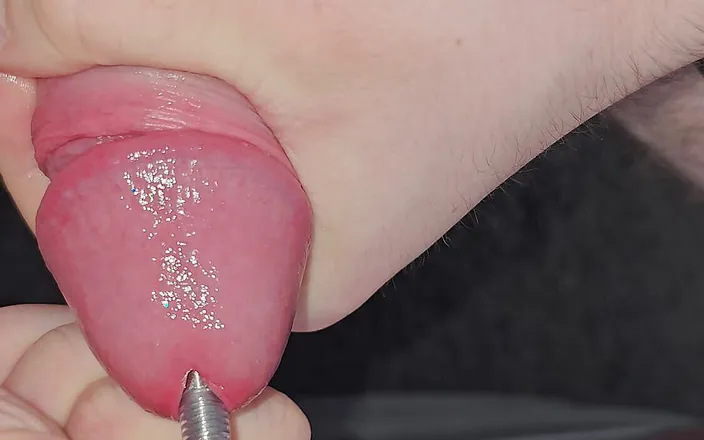 TimonDrostus: I Push Various Penis / Cum Plugs Into My Cock, Some...