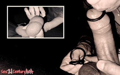 sex21century: 故事 #1。金发女郎lily的婊子吞下巨大的球