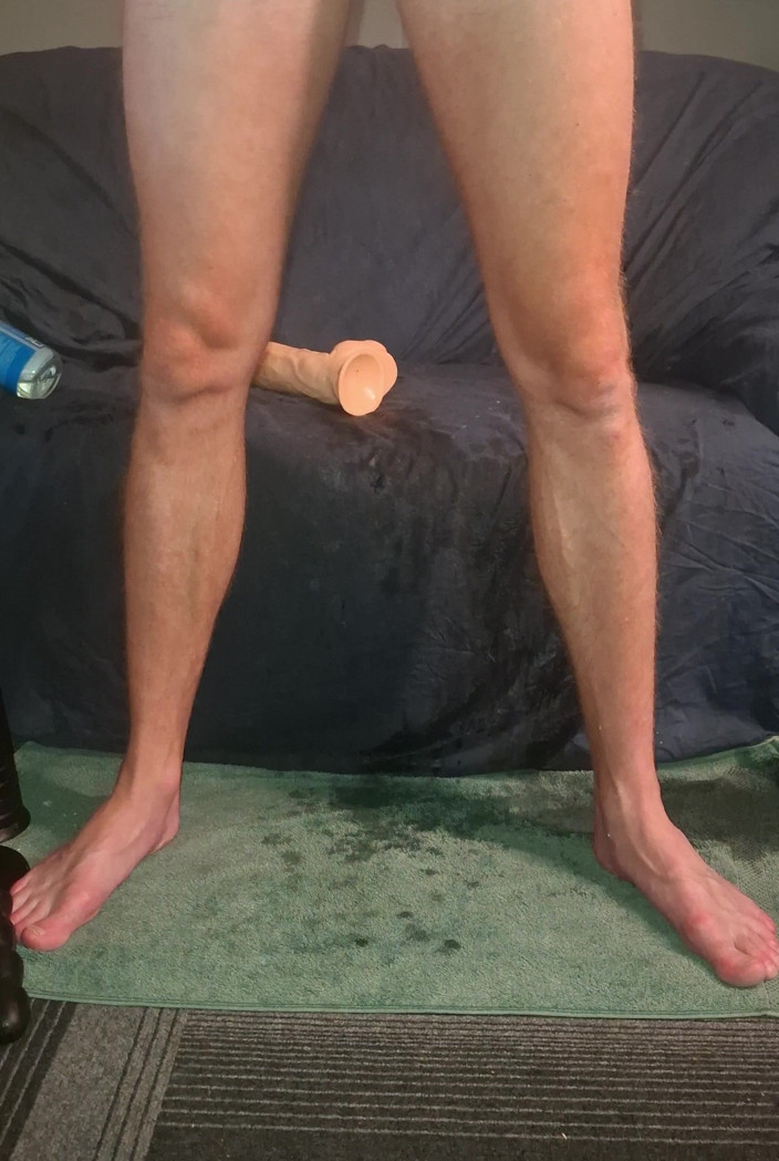 NoFace Twink X: Solo Male Extreme Anal Dildo - Huge Toys