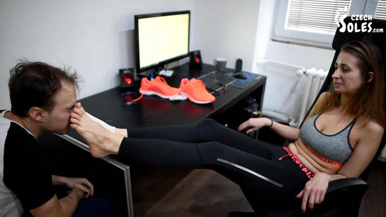 Czech Soles - foot fetish content: Controlled by her smelly feet