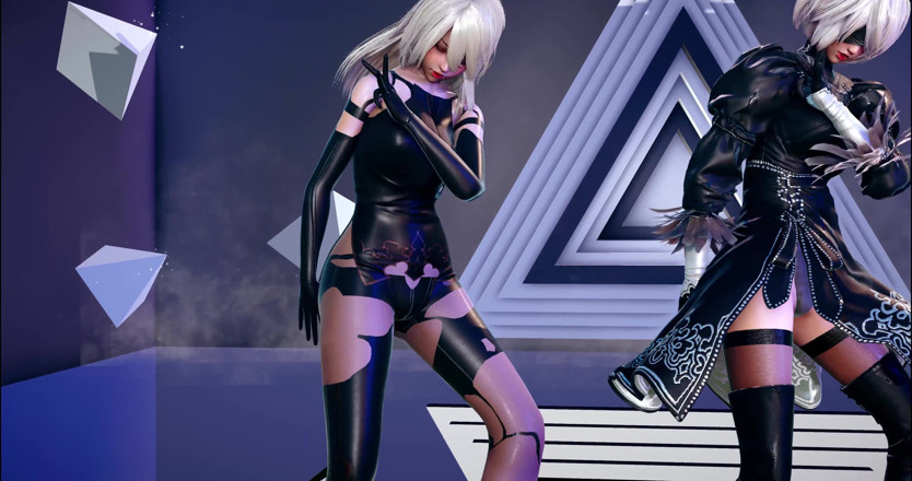 3D-Hentai Games: Dreamcatcher - ऑड आई स्ट्रिपटीज़ nier Automata 2b 2A