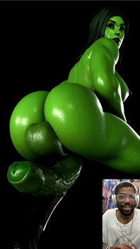 This Futa Cock Milky Breast Ass She-hulk Twerking Animation Is Better Than the Original