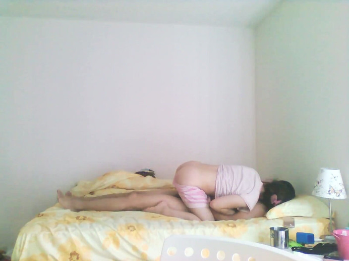 SquishMallow3328: Submissive Chinese Teen Sucks My Dick for 20 Minutes