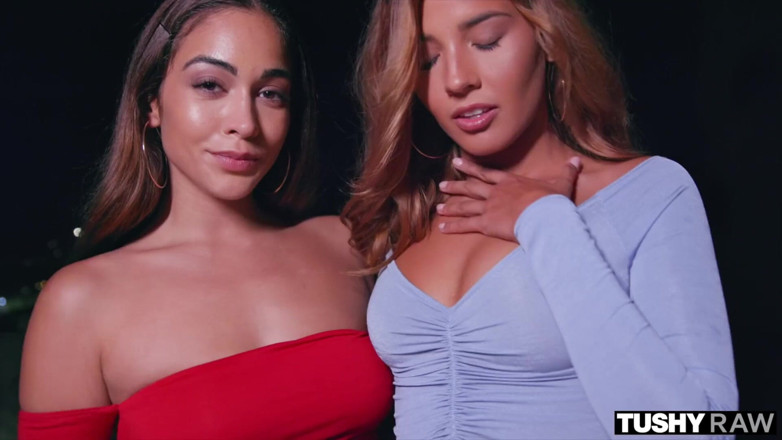 Tushyraw: Tushyraw le splendide bellezze hanno un folle trio anale