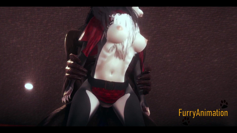 Yaoitube: Pelosa Hentai - creatura e gatto nero fanno sesso selvaggio con...
