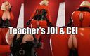 Arya Grander: Latex devil Arya Grander JOI jerk off instruction CEI cum...