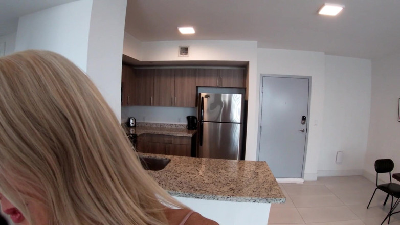Taboo vr porn: Stepmom seduces stepson during date night