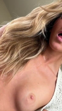 Perfect Blonde Girlfriend Makes Me Stay