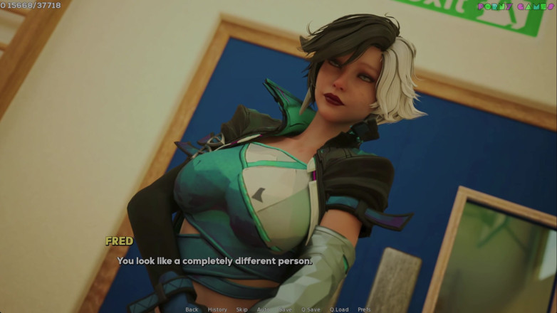 Porny Games: Shadows of desire di Shamandev - evento cosplay del college, masturbazione...