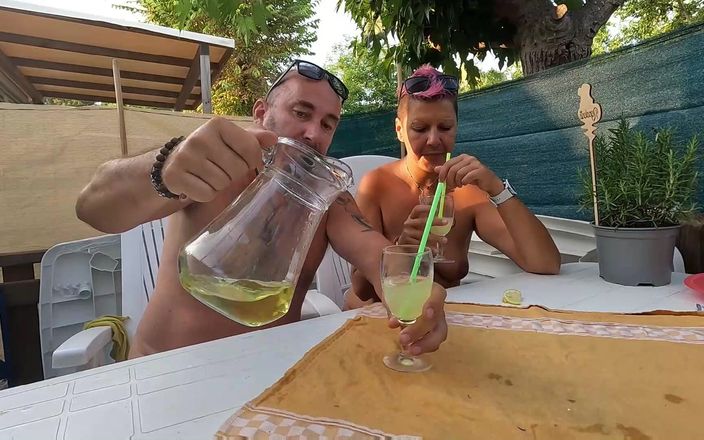 bekycarril: We're Drinking Blend Made of Fresh Pee and Frozen Cum...