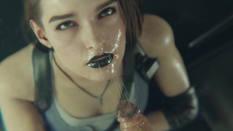 Velvixian 3D: Jill Sexy nedbalé kouření