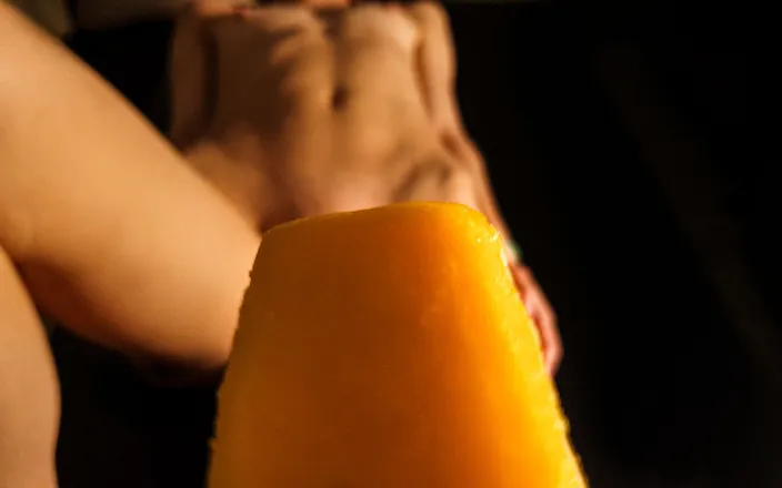 Tiny Teena: Frozen Lolly Teases Hot Body and Mouth