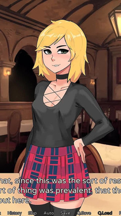 Hazelnut Latte: POV Risky Footjob by Blonde Trans in the Restaurant - Episode 3