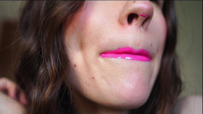 Rarible Diamond: Lagen van roze lipgloss
