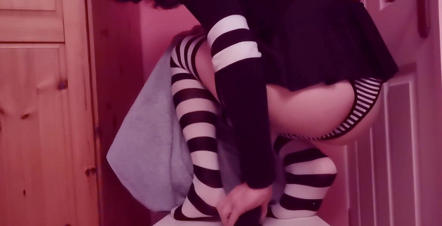 Rainbow Femboy: Goth Boi büyük zenci yarağı ve büyük zenci yarağı dildo...