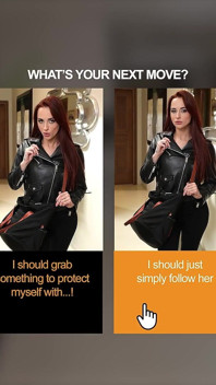 Audrey Reid chycena a platí svým tělem