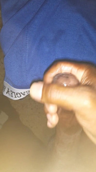 Jerking That Block Cock