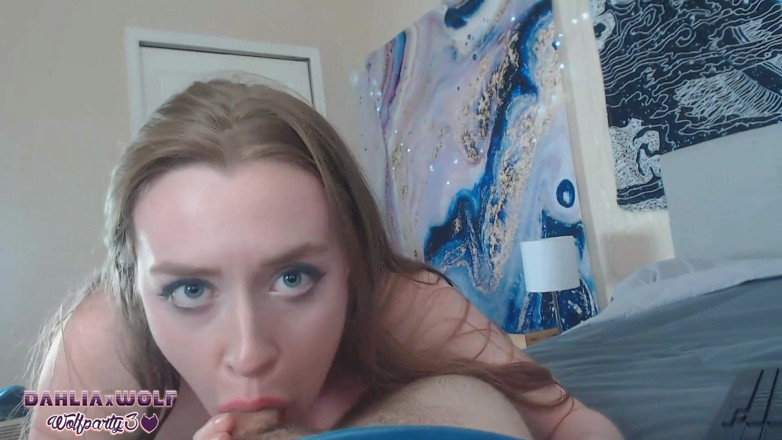 FENNE WOLF XXX COLLABS: Cặp đôi webcam thổi kèn ướt át và bắn tinh lên mặt