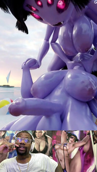 Thicc Milky Waifu Busts a Huge Nut