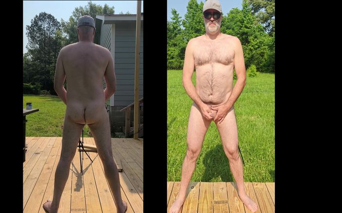 Jon Screcrow: Nackt, jon scarecrow hat ein schnelles wichsen im sonnenschein