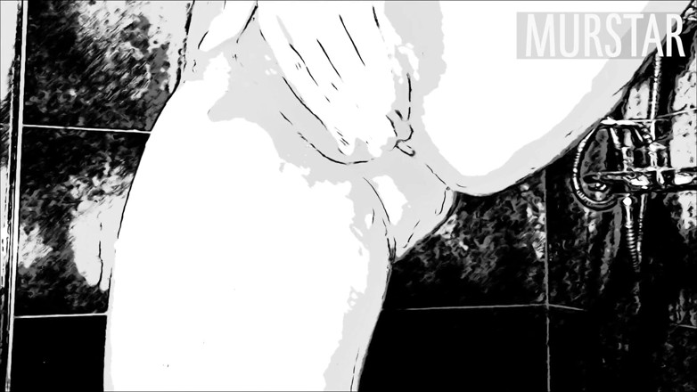 Toma Mur: Cartoon || mädchen mit dildo in der dusche ...