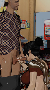 Sex in Shop with Shopkeeper
