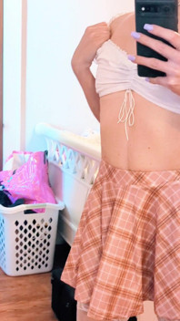 Sissy Teen Girl Exposes Her Big Dick