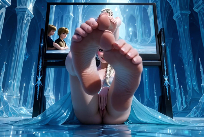 Animatedfeet: Elsa, fétichisme des pieds animé