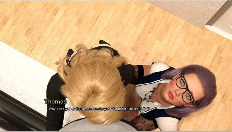 XXX Games Bunk: 奶奶的房子 - 游戏 - 角色扮演 - 大学制服角色扮演 - 继母和继女试图取悦大学教授