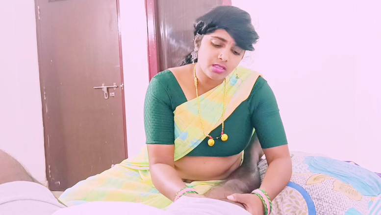 Telugu honey lips: Indisk tresom vacker Bhabi fusk Husbend, knullar Husbend's Steprother Big...