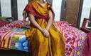 Sexy Sindu: सिंदु भाभी का बेडरूम में देवर के साथ साड़ी सेक्स