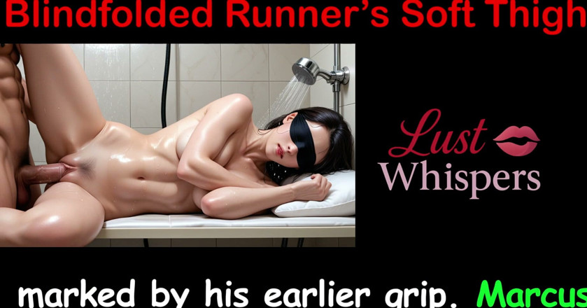 LustWhispers: 目隠しをしたランナーの柔らかい太もも - イングリッシュ・セックス・ストーリー