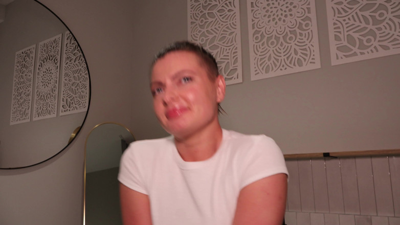 Laura Dante: Cute Girl in White Panties Can't Hold Her Pee Anymore...