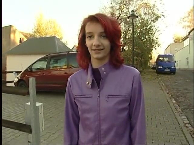 Dirty Teeny: Redhead teen with small tits gives an amazing blowjob at...