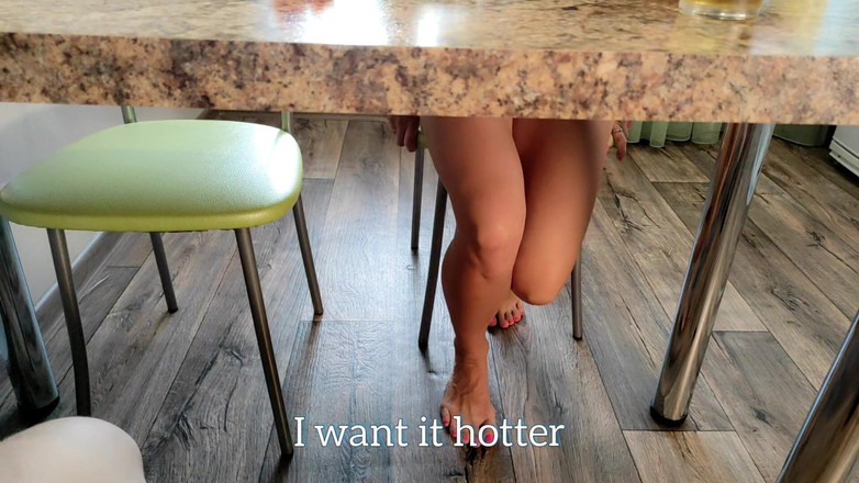 S-Wife Katy: Stepsister Seduced Me at Dinner for a Hot Creampie