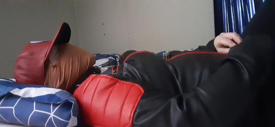 Rusty Sunnybrook: Leather Biker Locked in Chastity