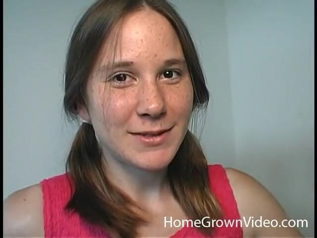 Homegrown Video: Alexia creampied in her hairy pussy