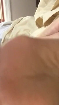 Stepaunt Annette Gives Footjob While She Pretends to Be