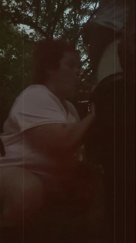 BBW Blowjob Outdoors