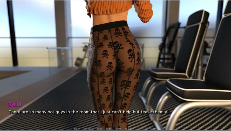 XXX Games Bunk: My Hotwife - Gameplay - Roleplay - Gym - Deepthroat and Bukkake