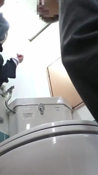College Girls: Footage of Sex in the Restroom 3-4