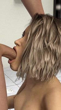 Isabella gölgeleri kovalıyor: banyoda gırtlağına kadar sikiş ve yüze boşalma - bölüm 3