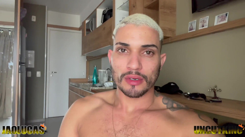 UncutKing: Solo-wichs Bläst Riesige Ladung Großen Schwanz, Ungeschnittener König-latino