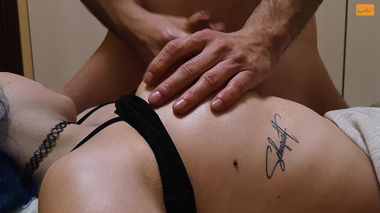 Unlimited Orgasm: Masaj lent la fată orgasmică cu țâțe mari și spermă pe țâțe - orgasm...