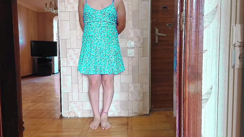 Kitty_Cross: Ladyboy kundička Self Výprask Sexy Roztomilá Shemale Crossdresser